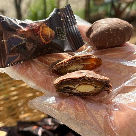 500 Gr Bademli Sütlü Çikolatalı Hurma